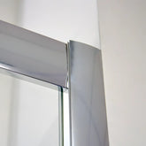Perete de dus Diplon BP5714SA-180x195cm, Sticla securizata 6 mm, Aluminiu, Transparent-Diplon